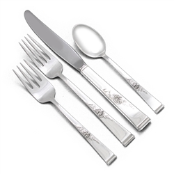 Classic Rose by Reed & Barton, Sterling 4-PC Setting, Luncheon