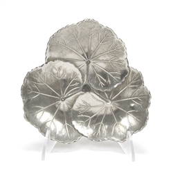 Bonbon Dish, Nickle Silver, Lily Pads