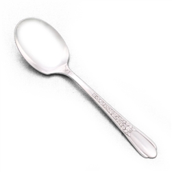 Floral by Simeon L. & George H. Rogers Co., Silverplate Sugar Spoon