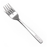 CUS3 by Customcraft, Stainless Salad Fork, Fleur De Lis Design