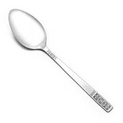 CUS3 by Customcraft, Stainless Tablespoon (Serving Spoon), Fleur De Lis Design