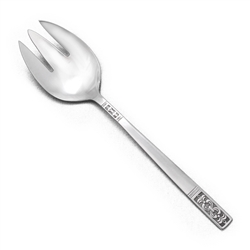 CUS3 by Customcraft, Stainless Cold Meat Fork, Fleur De Lis Design