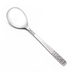 CUS3 by Customcraft, Stainless Sugar Spoon, Fleur De Lis Design