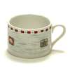 Snowman & Tree by Gibson, Stoneware Cup