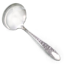 Rose and Leaf by National, Silverplate Gravy Ladle