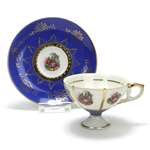 Demitasse Cup & Saucer by Trina, China, Couples Courting