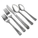 Florenz by Interpur, Stainless 5-PC Setting w/ Soup Spoon, 4 Petal