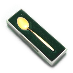 Demitasse Spoon by David Andersen, Sterling, Enamel, Yellow