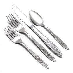 My Rose by Oneida, Stainless 4-PC Setting, Dinner