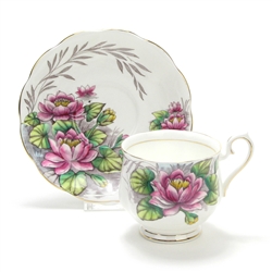 Flower of the Month by Royal Albert, China Cup & Saucer, July, Water Lily