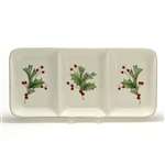 Holiday Gatherings by Lenox, China Relish Dish, Three Part