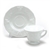 Harvest Milk Glass by Colony, Glass Cup & Saucer