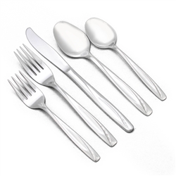 Lawncrest by International, Stainless 5-PC Place Setting