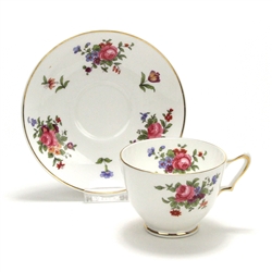 Dresden Spray by Crown Staffordshire, China Cup & Saucer