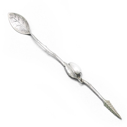 Olive Spoon, Pierced by Gorham, Sterling, Aesthetic Olive Branch Design