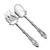 Columbia by 1847 Rogers, Silverplate Salad Serving Spoon & Fork
