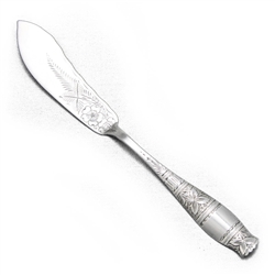 Master Butter Knife by Whiting Div. of Gorham, Sterling, Bright-cut