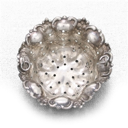 Tea Spout Strainer Basket by R. Blackinton & Co., Sterling, Scroll & Flower Design