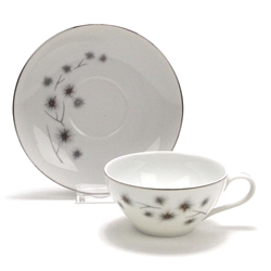 Platinum Star Burst by Creative, China Cup & Saucer