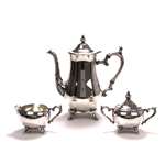 3-PC Coffee Service, Silverplate, Contemporary Design