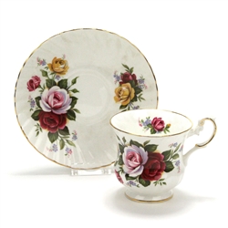 Cup & Saucer by Rosina, China, Roses