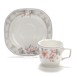 Pacific Mist by Corning, Earthenware Cup & Saucer