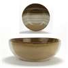 Latitudes Brown by Farberware, Stoneware Bowl, Round