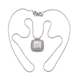 Necklace by Brighton, Silverplate, Chris Convertible