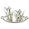 English Flutes by International, Silverplate 5-PC Tea & Coffee Set