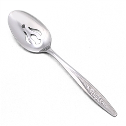 Radiant Rose by International, Stainless Tablespoon, Pierced (Serving Spoon)
