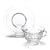 American by Fostoria, Glass Cup & Saucer