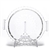 Cube Clear by Jeannette, Glass Round Tray