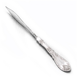 La Vigne by 1881 Rogers, Silverplate Master Butter Knife, Twist Handle, Monogram R