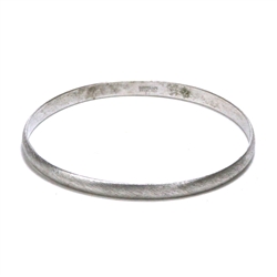 Bangle Bracelet by Danecraft, Sterling, Brushed Finish