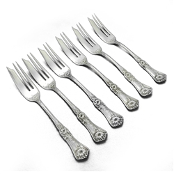 Grenoble by William A. Rogers, Silverplate Pie Forks, Set of 6