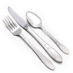Lady Hamilton by Community, Silverplate Youth Fork, Knife & Spoon