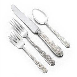 Corsage by Stieff, Sterling 4-PC Setting, Luncheon, French