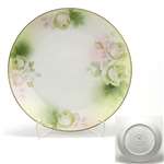 Serving Platter by Royal Rudolstady, China, Roses, Prussia