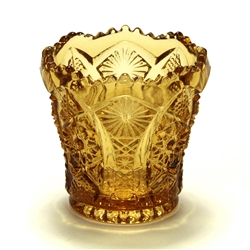 Daisy & Button Amber by Imperial, Glass Toothpick Holder