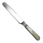 Pearl Handle by Landers, Frary & Clark Dinner Knife, Blunt Plated