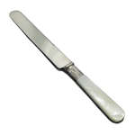 Pearl Handle by Landers, Frary & Clark Dinner Knife, Blunt Plated