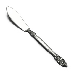 Master Butter Knife by Japan, Stainless, Scroll Design