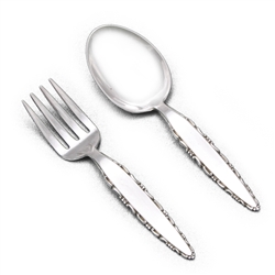 Lace Point by Lunt, Sterling Baby Spoon & Fork