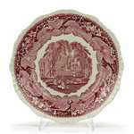 Vista Pink by Mason's, Ironstone Luncheon Plate