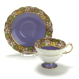 Cup & Saucer by Rosina, China, Periwinkle