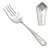 Ashland by Wm. Rogers, Silverplate Cold Meat Fork, Monogram L
