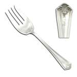 Ashland by Wm. Rogers, Silverplate Cold Meat Fork, Monogram L