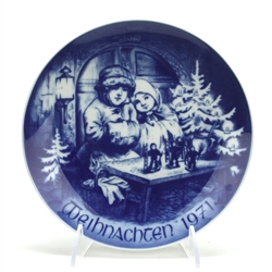 Christmas Plate by Bareuther, Porcelain Decorators Plate, Toys For Sale