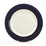 Wide Band Colbalt by Gibson, Stoneware Chop Plate