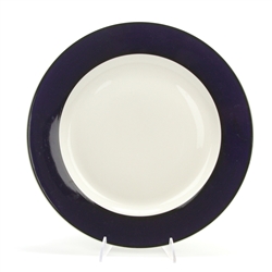 Wide Band Colbalt by Gibson, Stoneware Chop Plate